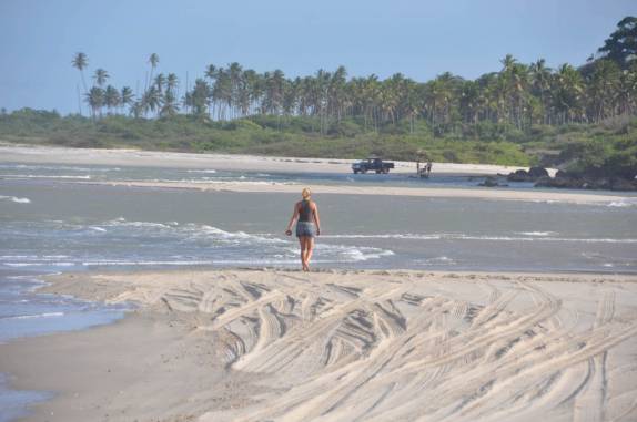 Barra do rio Miriri, entre Lucena e Barra do Mamanguape - PB